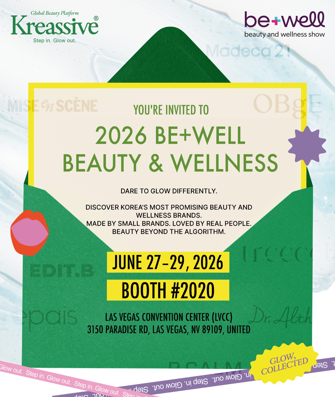 be+well Beauty & Wellness 2026, Las Vegas — 초청장