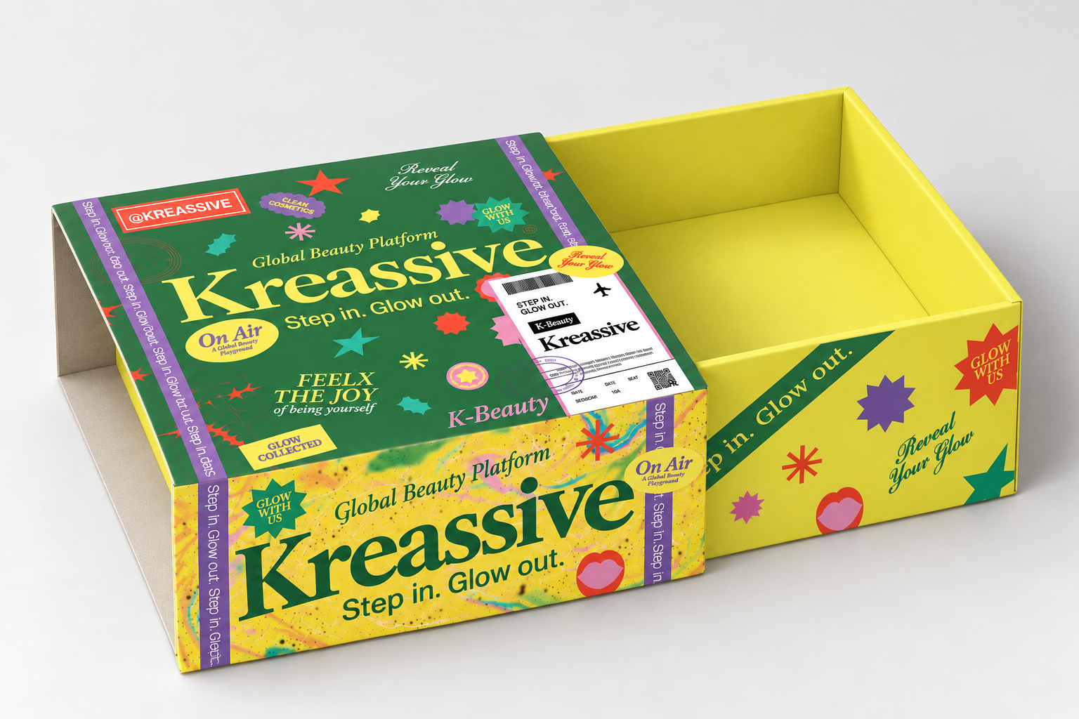 Kreassive Pop-up — 패키지 박스 디자인