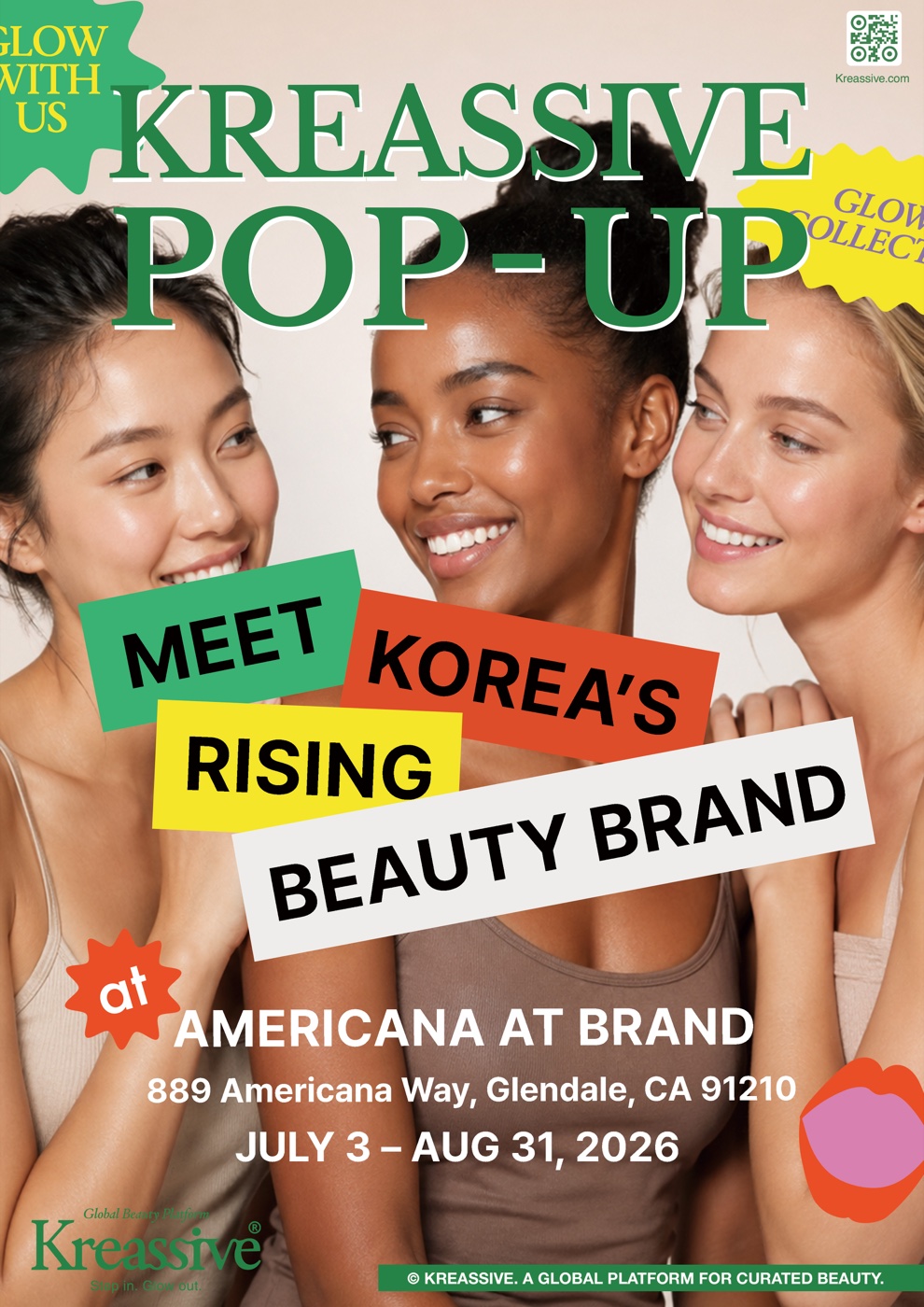 Kreassive Pop-up poster — americana models